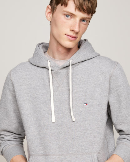 Tommy Hilfiger Essential Fleece Mens Hoodie - Medium Grey Heather