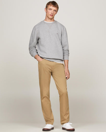 Tommy Hilfiger Essential Fleece Mens Sweatshirt - Medium Grey Heather