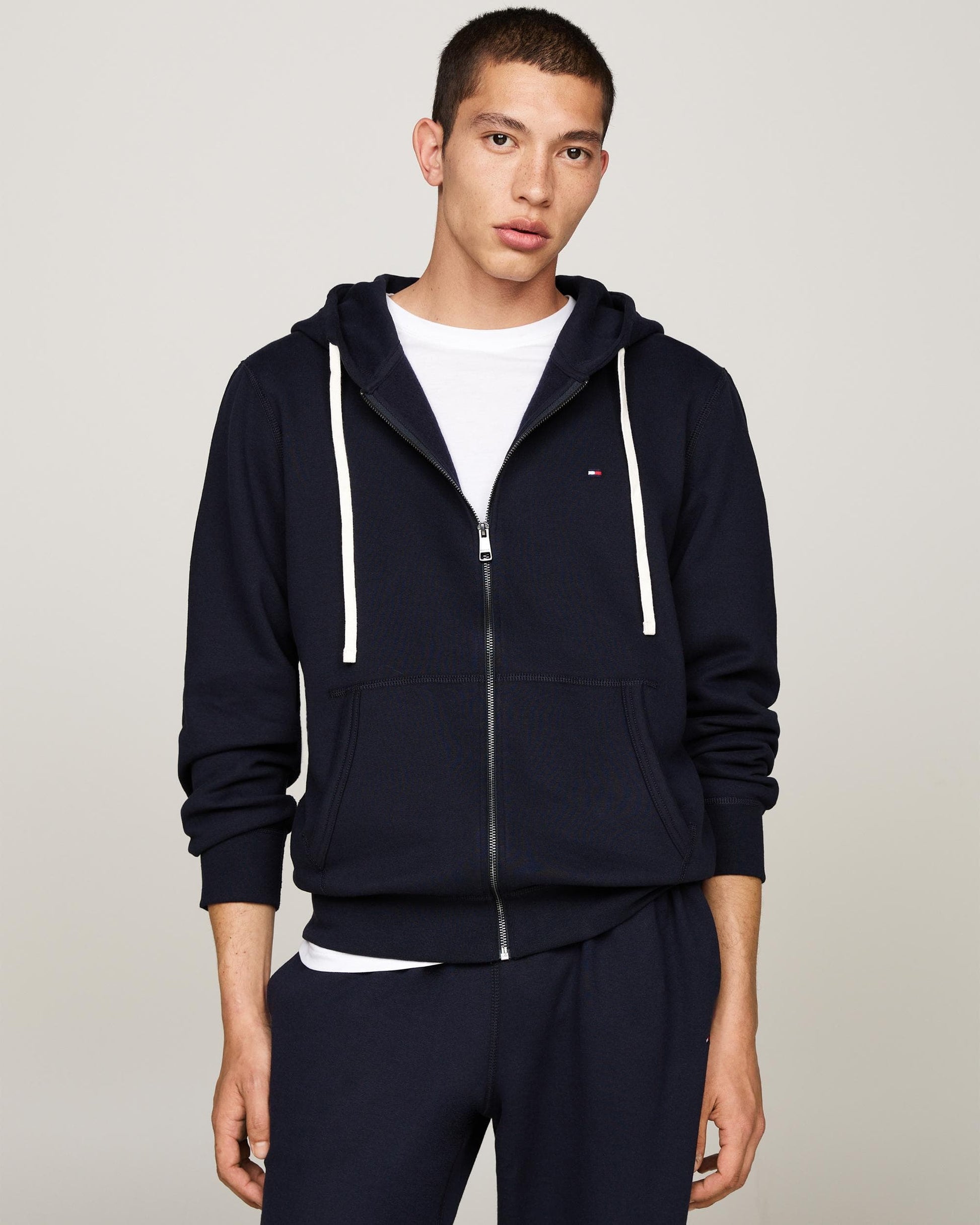 Tommy Hilfiger Tommy Hilfiger Essential Fleece Mens Zip Hoodie