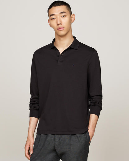 Tommy Hilfiger Liquid Cotton Mens Long Sleeve Polo