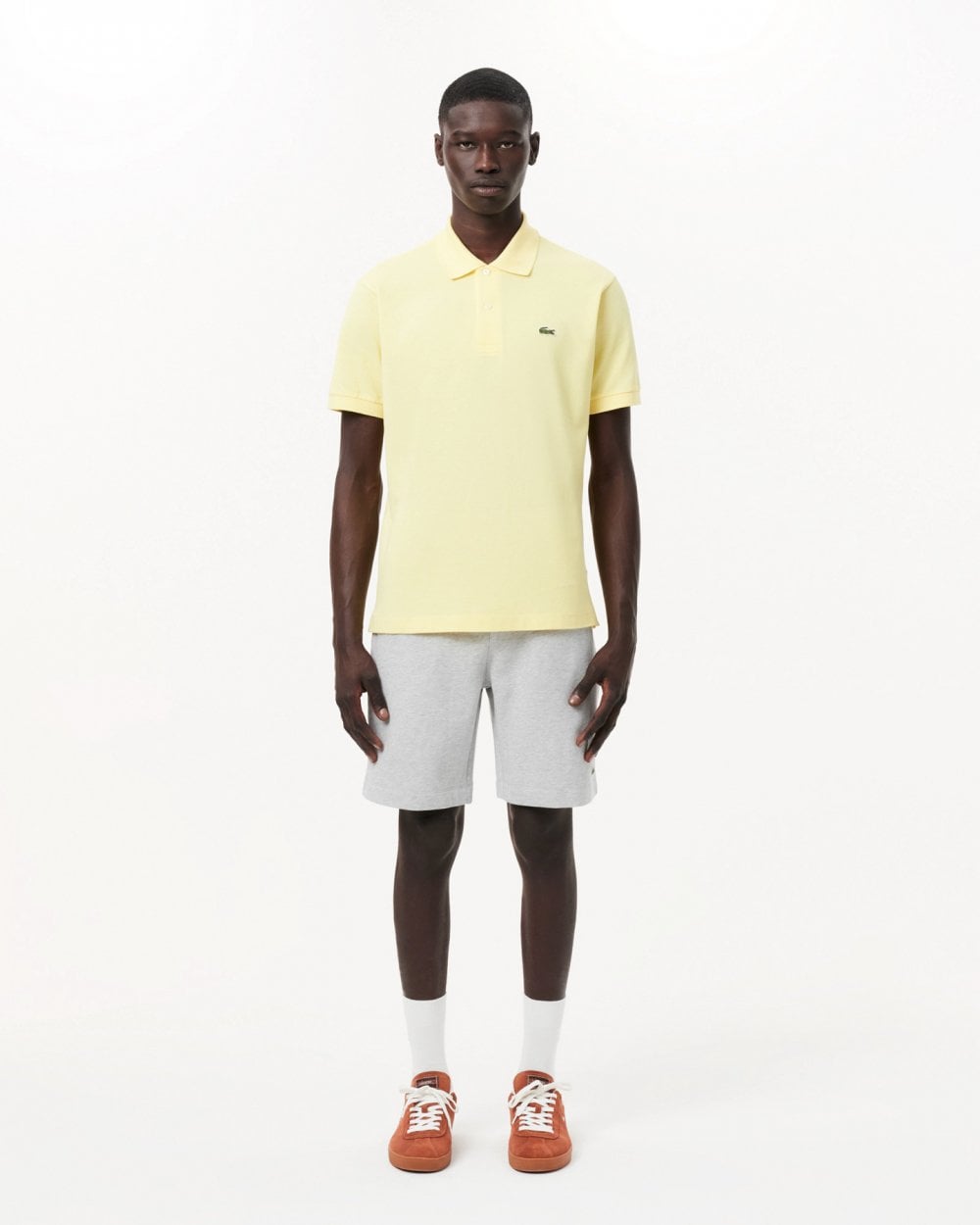 Lacoste Mens Fleece Shorts - Silver Chine CCA