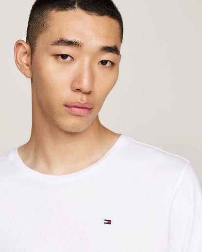 Tommy Hilfiger 3 Pack Mens Long Sleeve T-Shirts - White/Black/Grey Heather