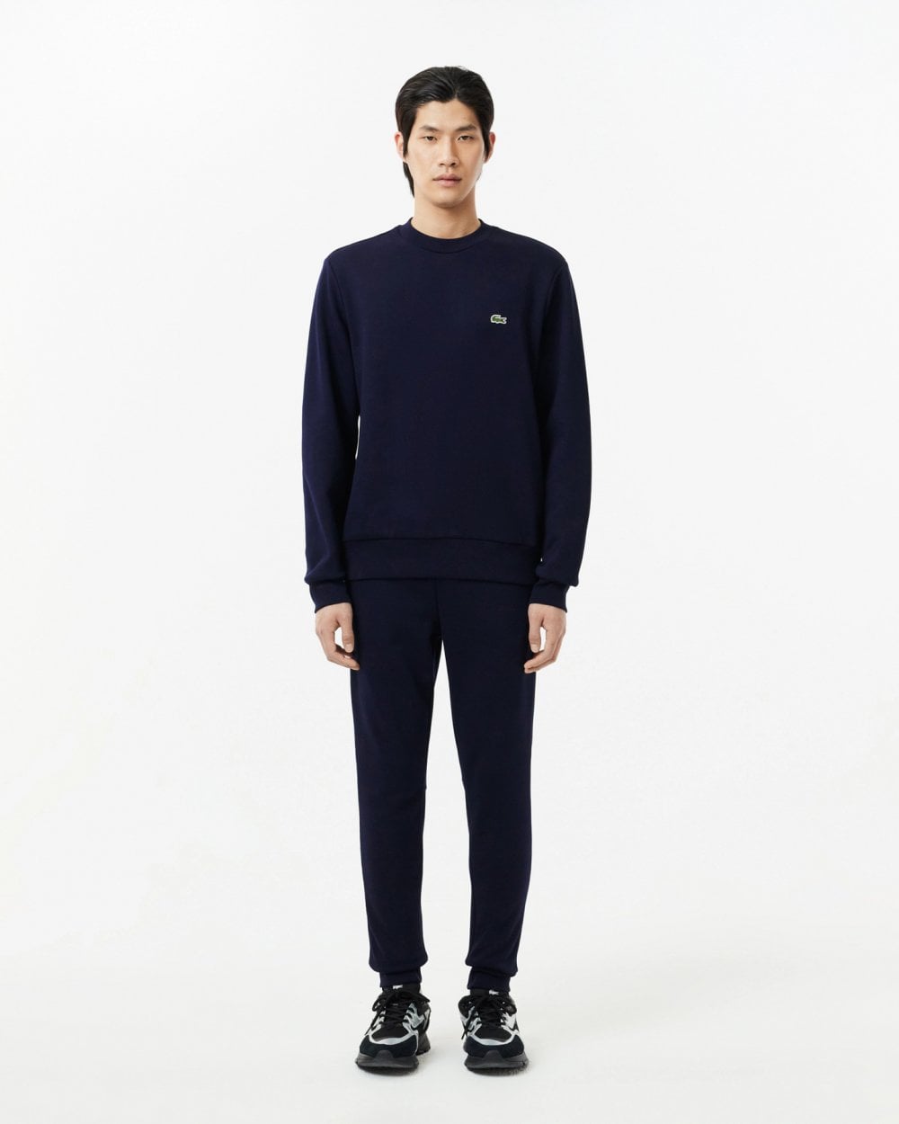 Lacoste Mens Slim Fit Fleece Joggers - Navy Blue 166