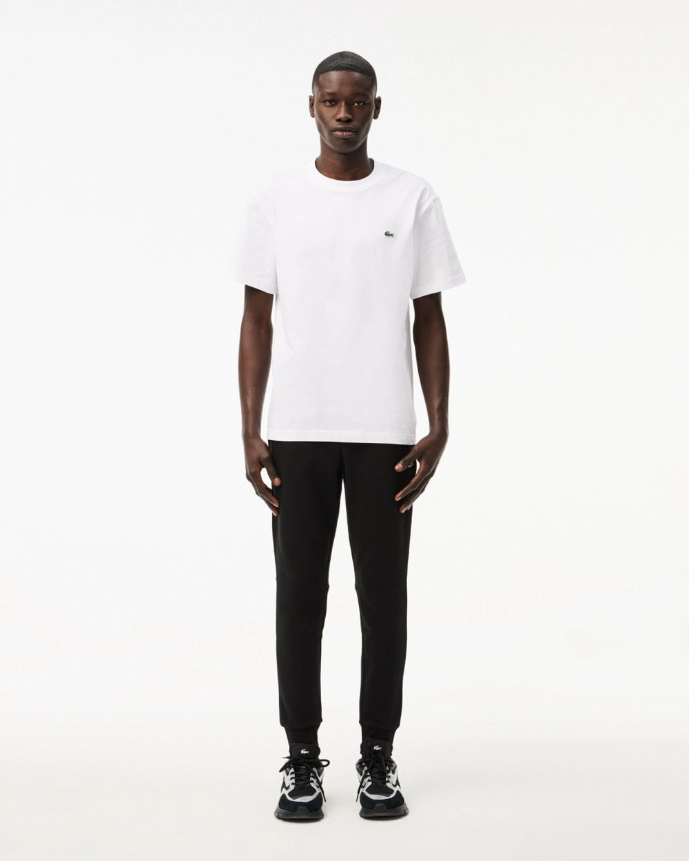 Lacoste Mens Slim Fit Fleece Joggers - Black 031