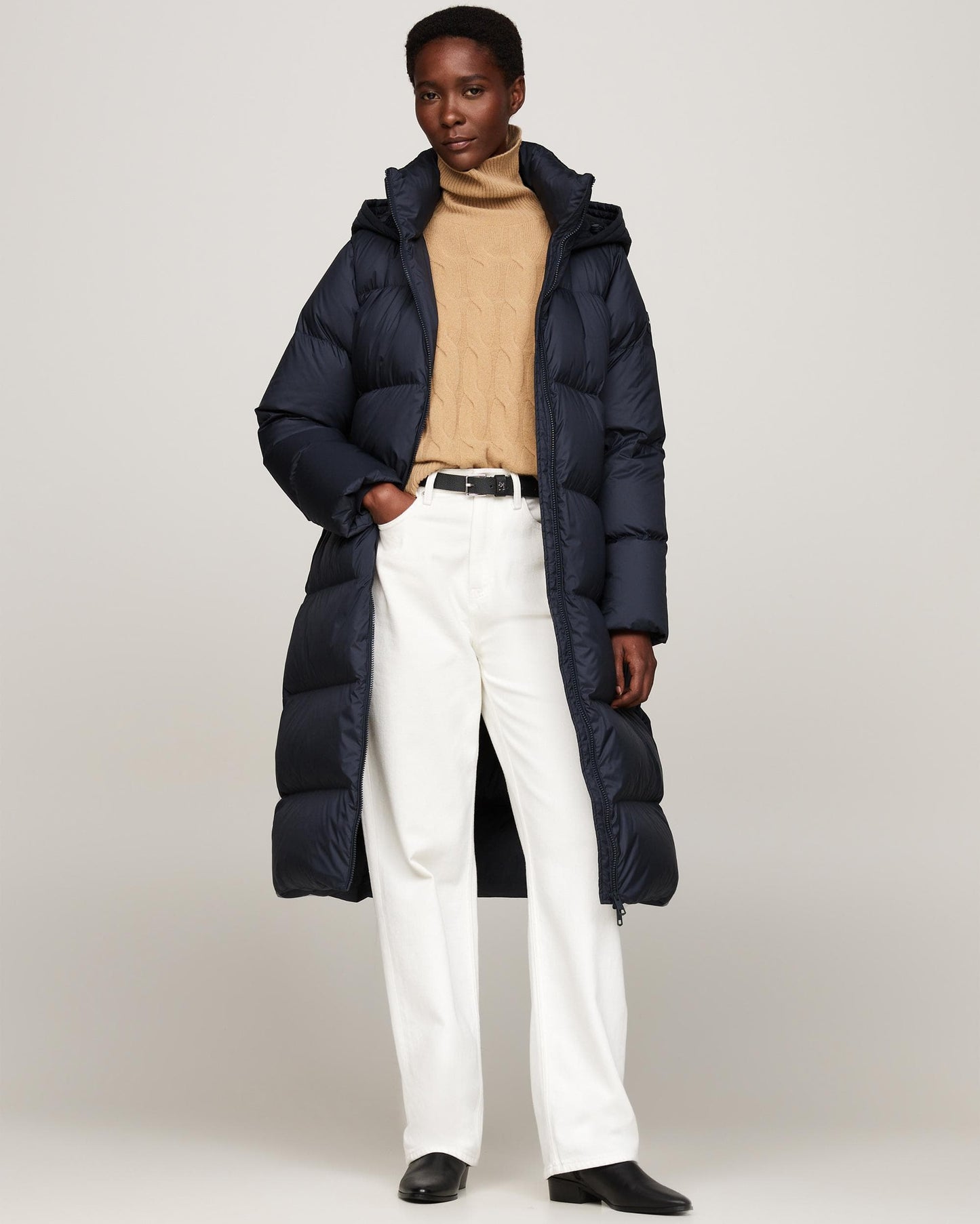 Tommy Hilfiger Casual Maxi Womens Long Down Jacket