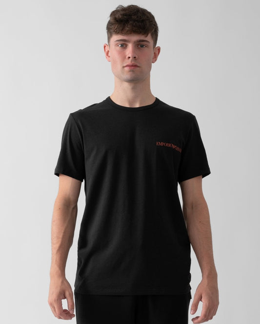 Emporio Armani Emporio Armani Mens Knit 2-Pack Crew Neck Loungewear T-Shirts 111267-4F717