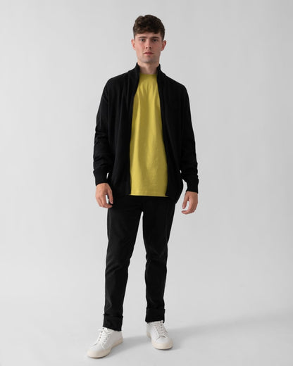 BOSS Orange Avac Mens Full Zip Funnel Neck Jumper - Black 001