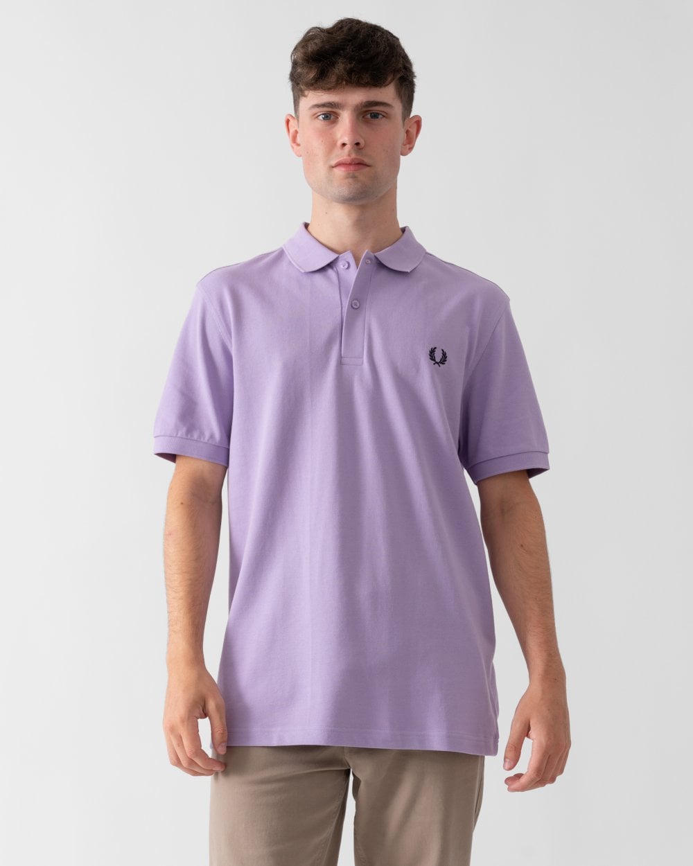 Fred Perry Mens Plain Signature Polo Shirt