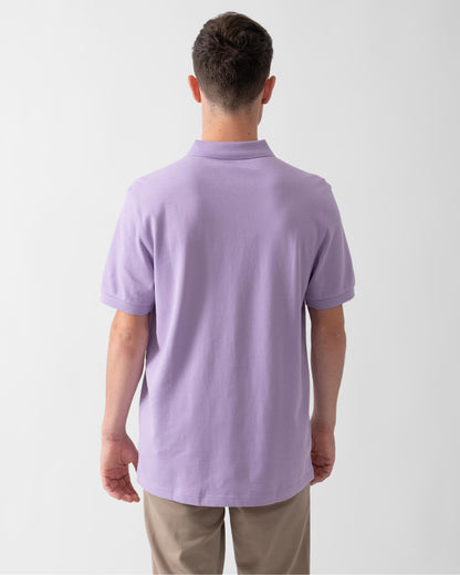 Fred Perry Mens Plain Signature Polo Shirt - Ultraviolet/Navy W51