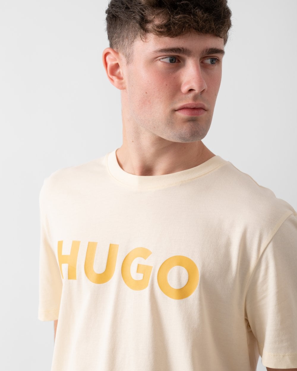 HUGO Dulivio Mens T-Shirt - Light Beige 279