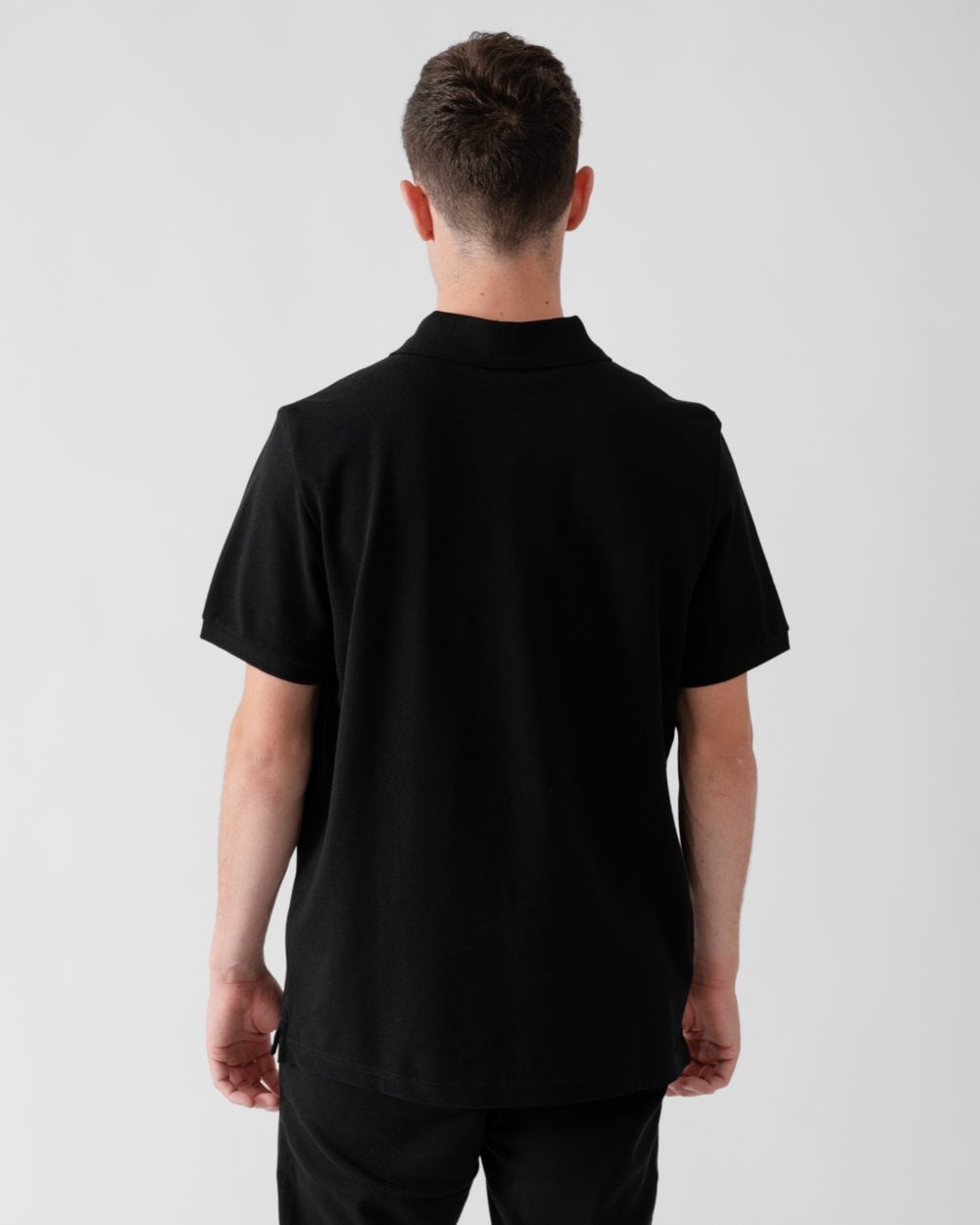 Moose Knuckles Everett Mens Polo Shirt - Black 292