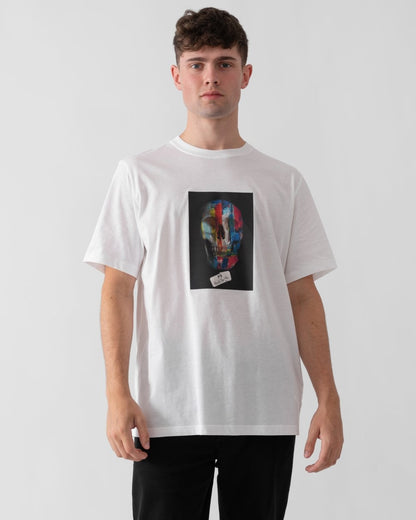 PS Paul Smith Mens Regular Fit Colour Skull T-Shirt