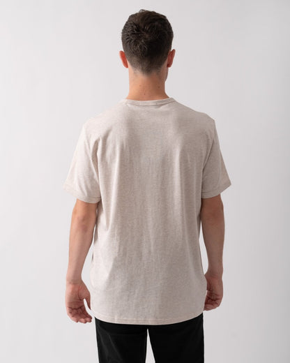 Fred Perry Mens Ringer T-Shirt - Porridge Marl X23