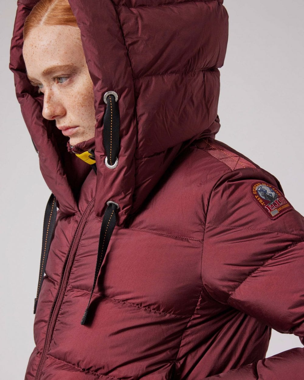 Parajumpers Bertilla Womens Hooded Down Jacket - Amarone 355