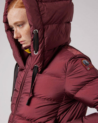 Parajumpers Bertilla Womens Hooded Down Jacket - Amarone 355