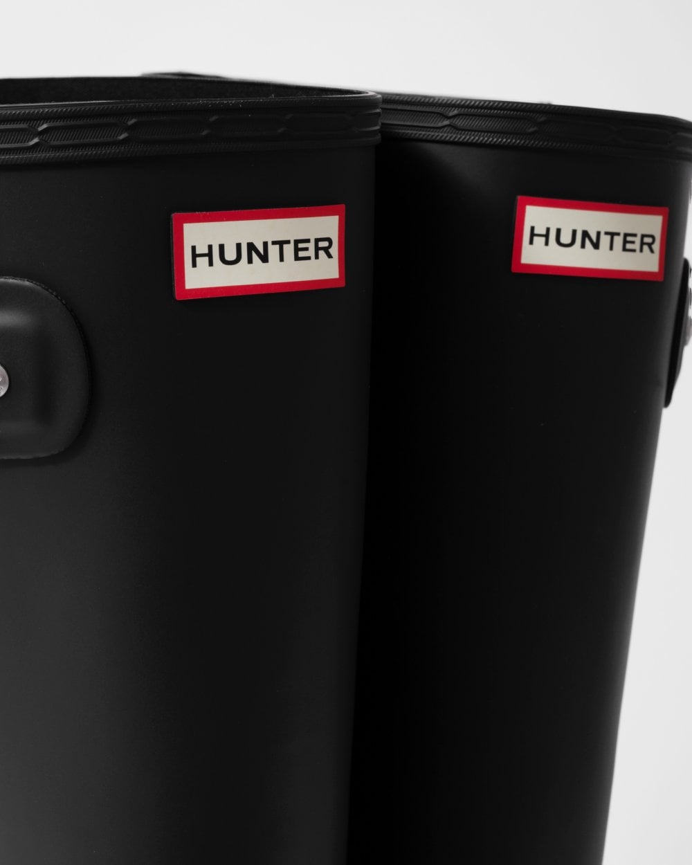 Hunter Original Tall Side Adjustable Mens Wellies - Black
