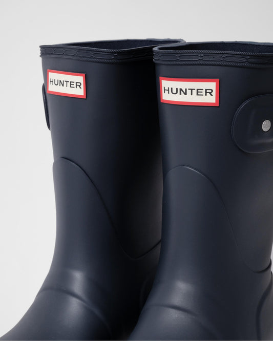 Hunter Original Short Womens Wellies - Navy
