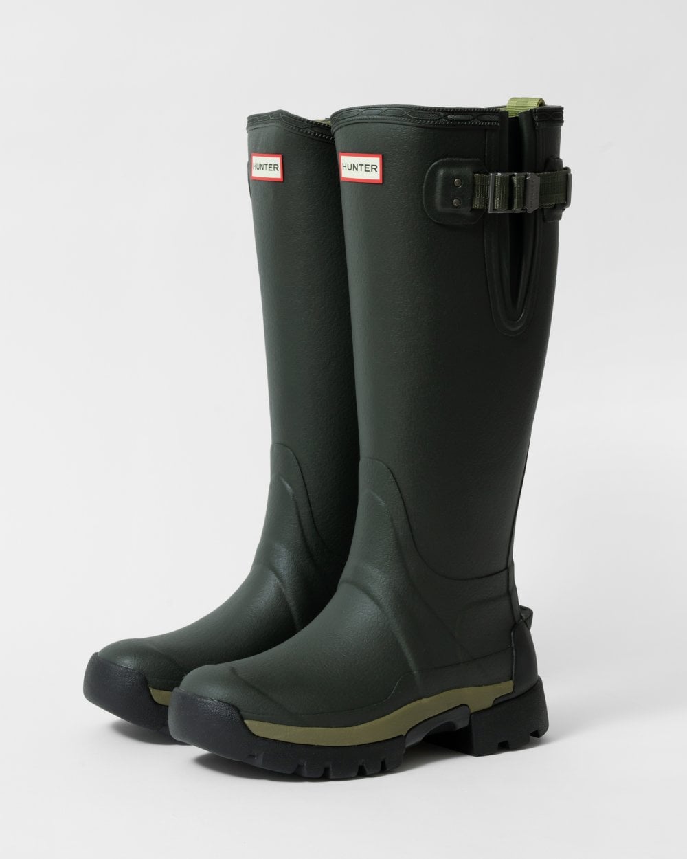 Hunter Balmoral Side Adjustable 3mm Neo Lined Tech Sole Womens Tall Boot