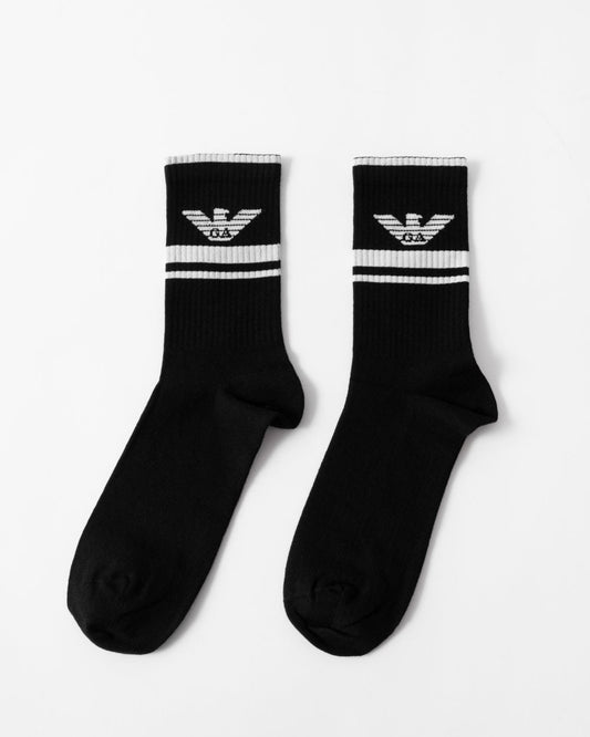 Emporio Armani Emporio Armani Mens 3-Pack Knit Short Socks 303133-4F301
