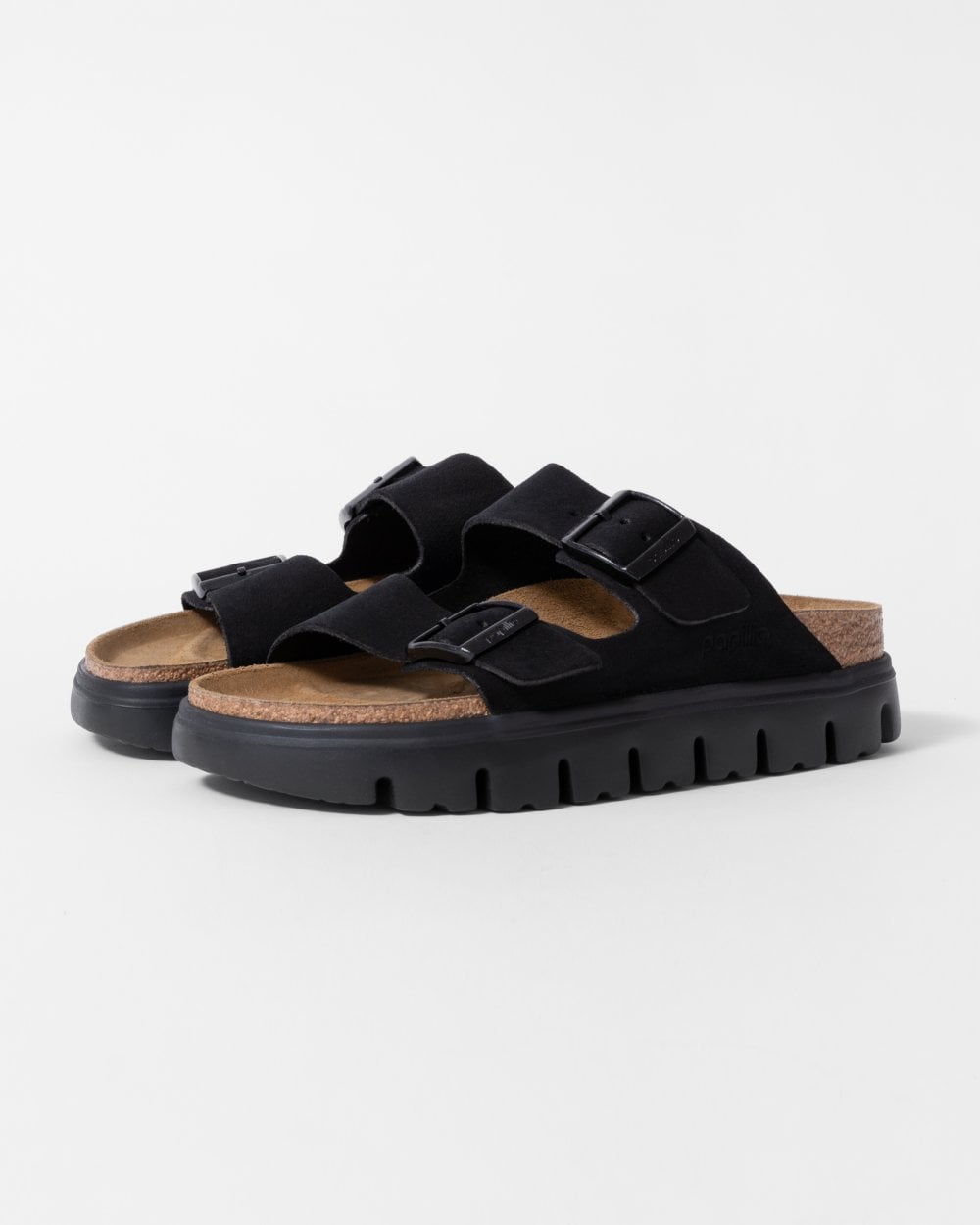 Birkenstock Arizona Papillio Platform Suede Womens Sandals