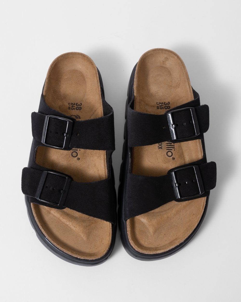 Birkenstock Arizona Papillio Platform Suede Womens Sandals