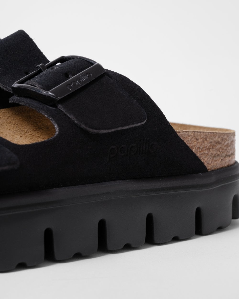 Birkenstock Arizona Papillio Platform Suede Womens Sandals