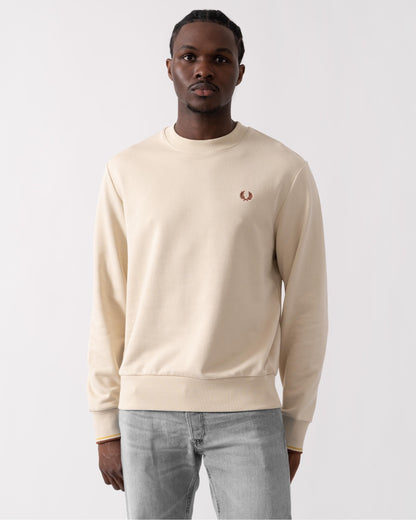 Fred Perry Mens Crew Neck Sweatshirt