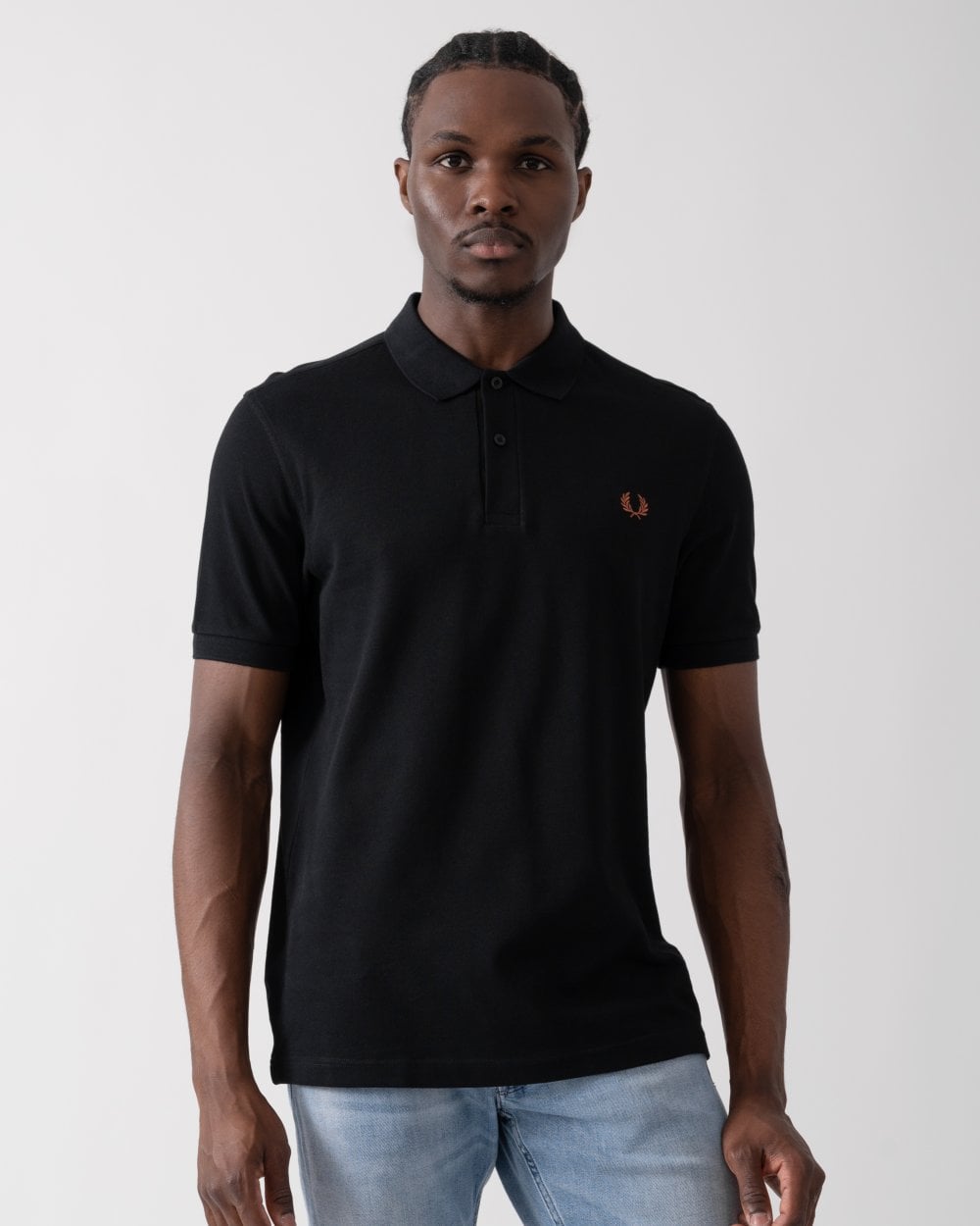 Fred Perry Mens Plain Signature Polo Shirt