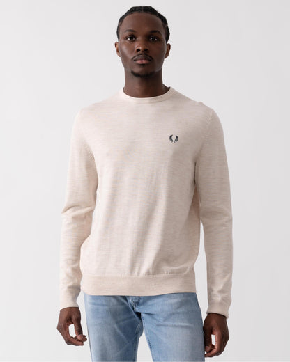 Fred Perry Mens Classic Crewneck Jumper