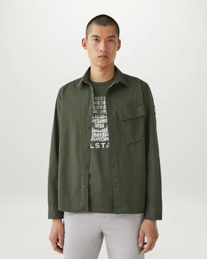 Belstaff Scale Mens Shirt - Tile Green