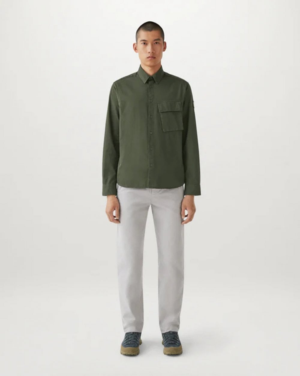 Belstaff Scale Mens Shirt - Tile Green