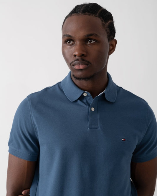 Tommy Hilfiger 1985 Regular Fit Mens Polo - Aegean Sea