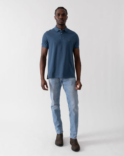 Tommy Hilfiger 1985 Regular Fit Mens Polo - Aegean Sea