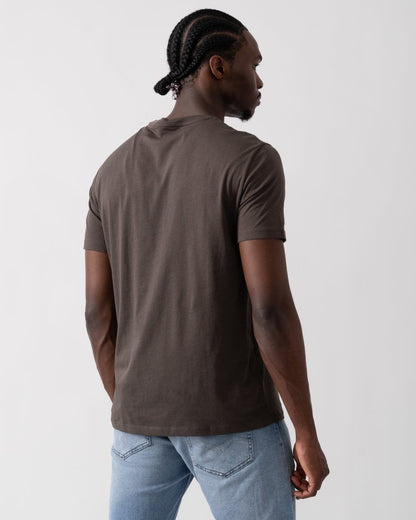 Armani Exchange A|X Logo Mens T-Shirt - Black Olive 1897