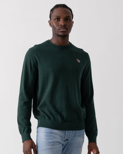 PS Paul Smith Mens Zebra Badge Crew Neck Jumper
