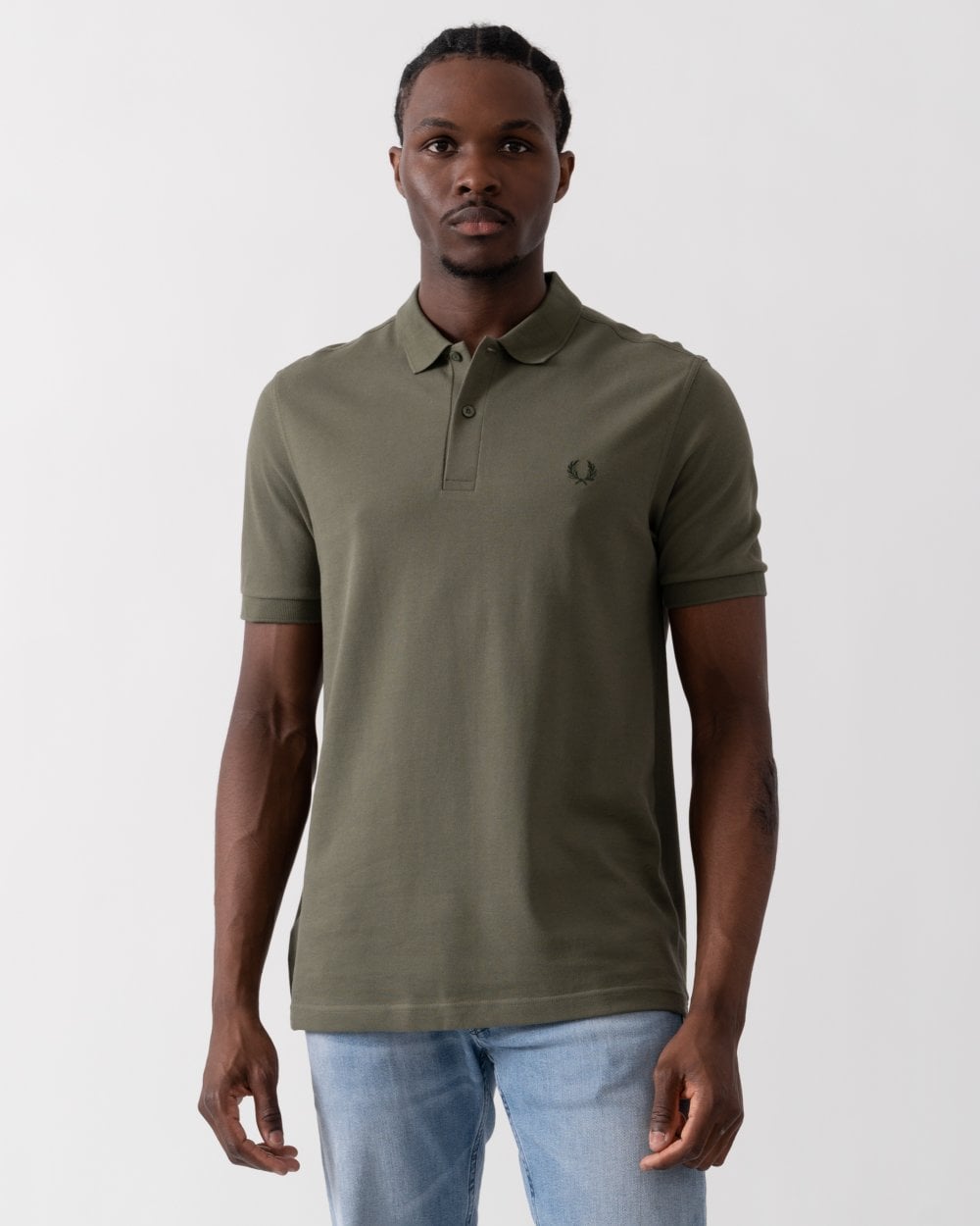 Fred Perry Mens Plain Signature Polo Shirt