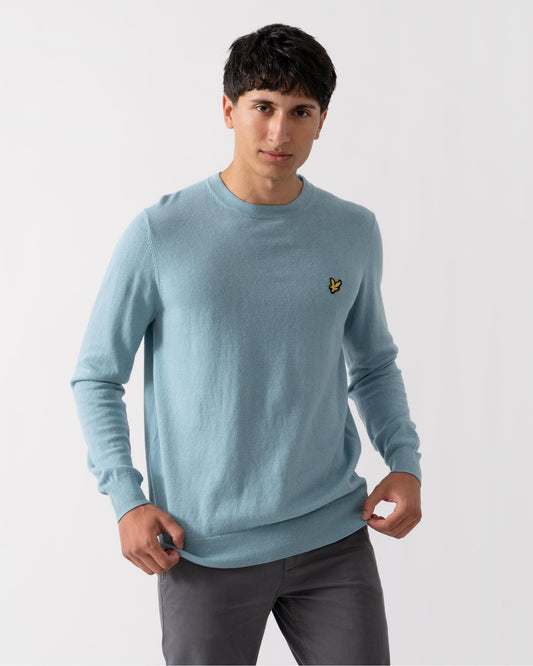 Lyle & Scott Cotton Merino Mens Crew Neck Jumper