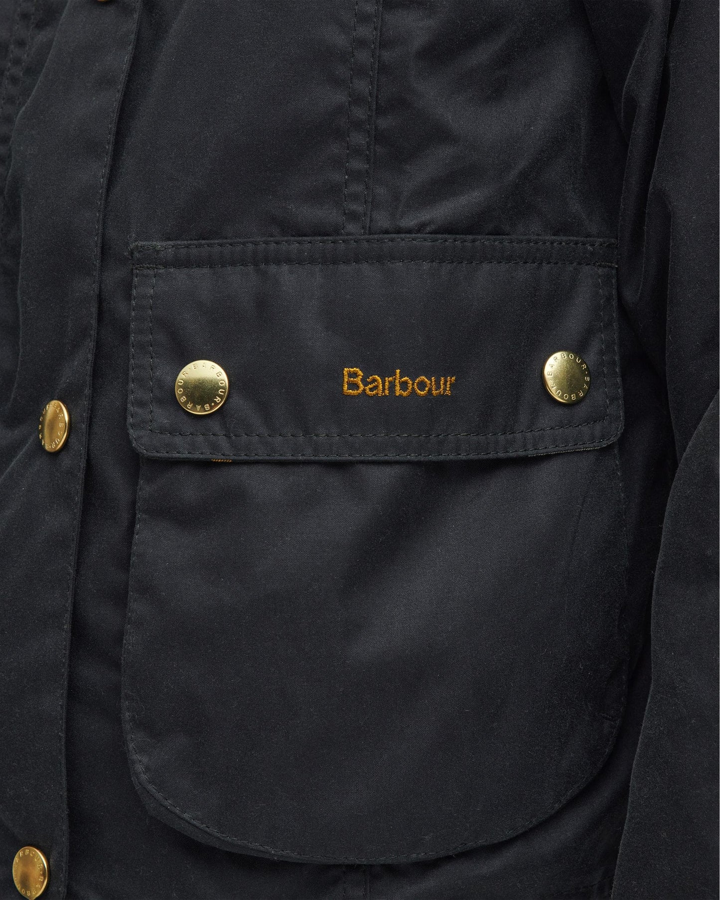 Barbour Cropped Beadnell Womens Wax Jacket - Sage/Ancient