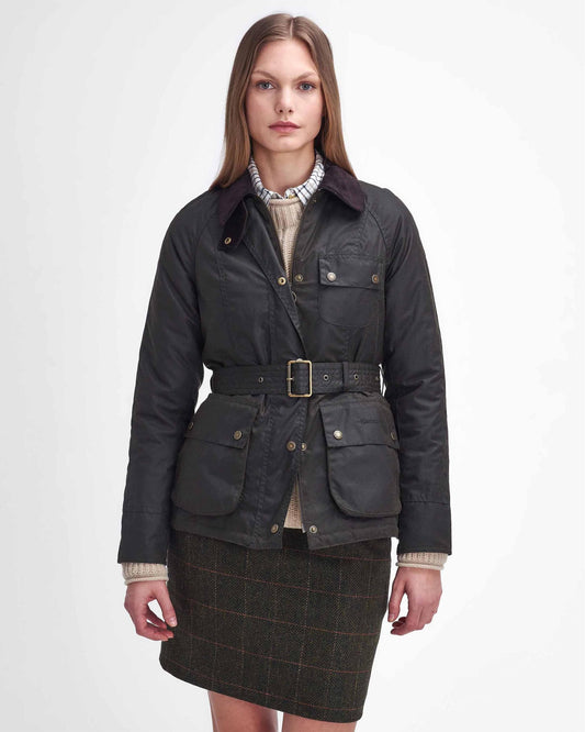 Barbour Solway Zipper Womens Wax Jacket