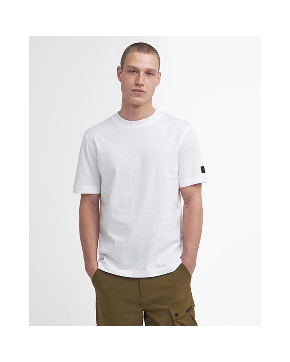 Barbour International Outline Logo Mens T-Shirt