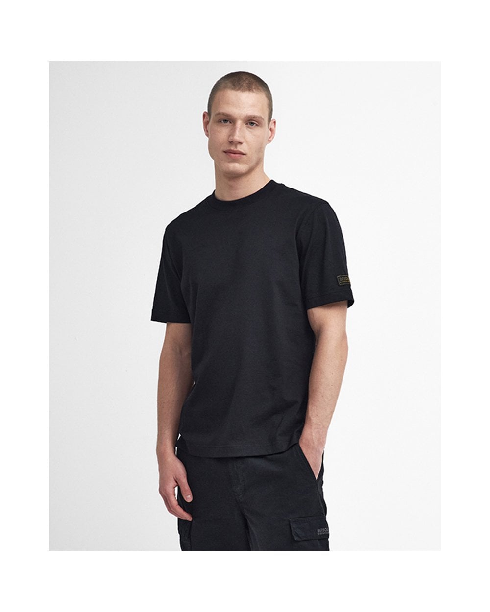 Barbour International Outline Logo Mens T-Shirt