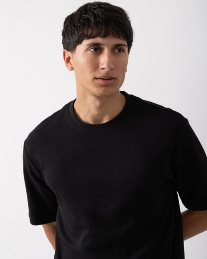 Oliver Sweeney Palmela Mens Crew Neck T-Shirt - Black