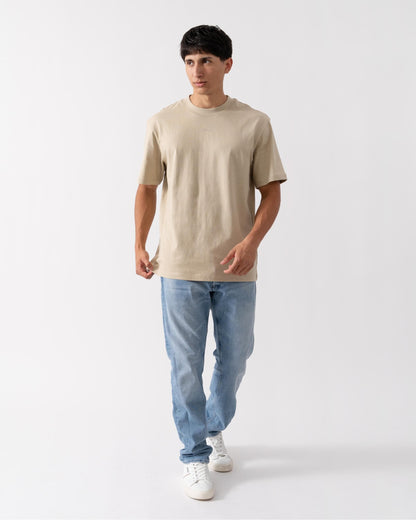 HUGO Dapolino Mens T-Shirt - Open Beige 281