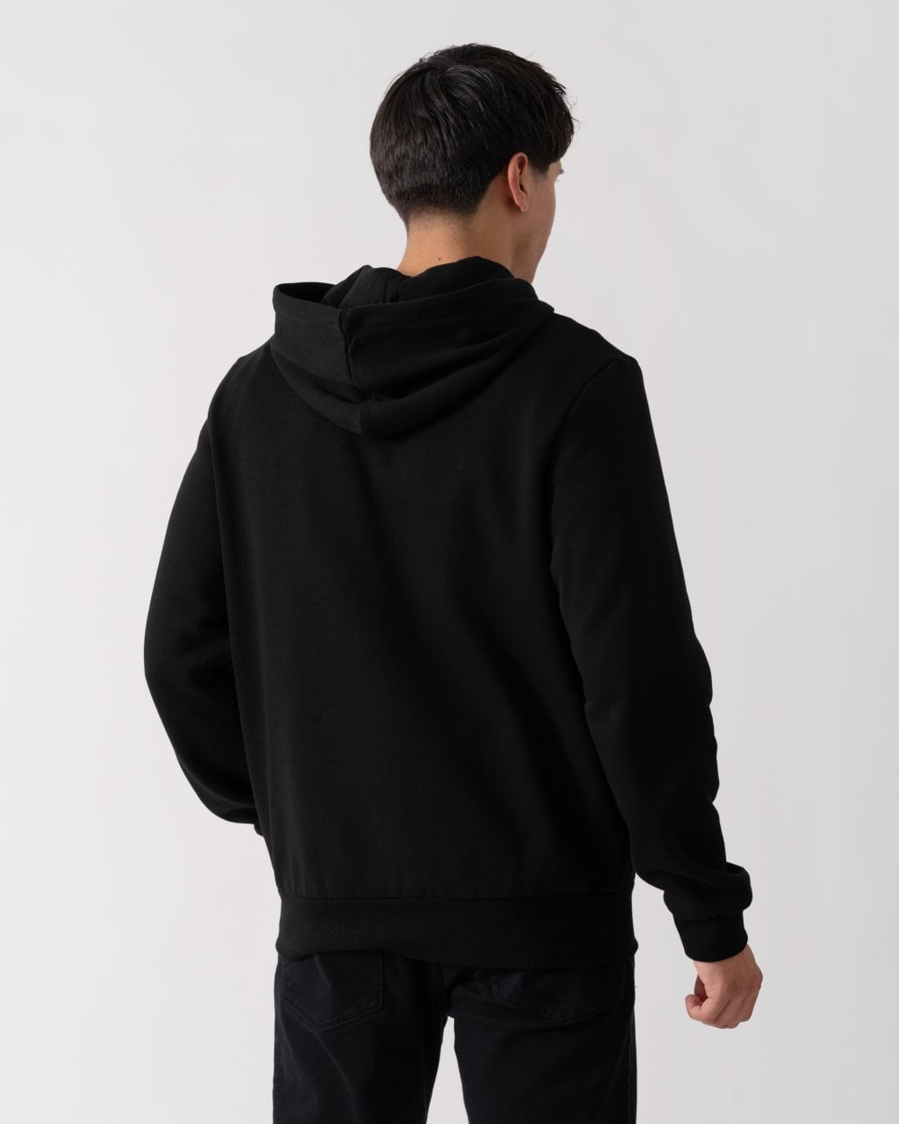 Lacoste Mens Fleece Full-Zip Hoodie - Black 031