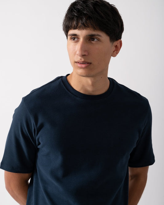Oliver Sweeney Palmela Mens Crew Neck T-Shirt - Midnight