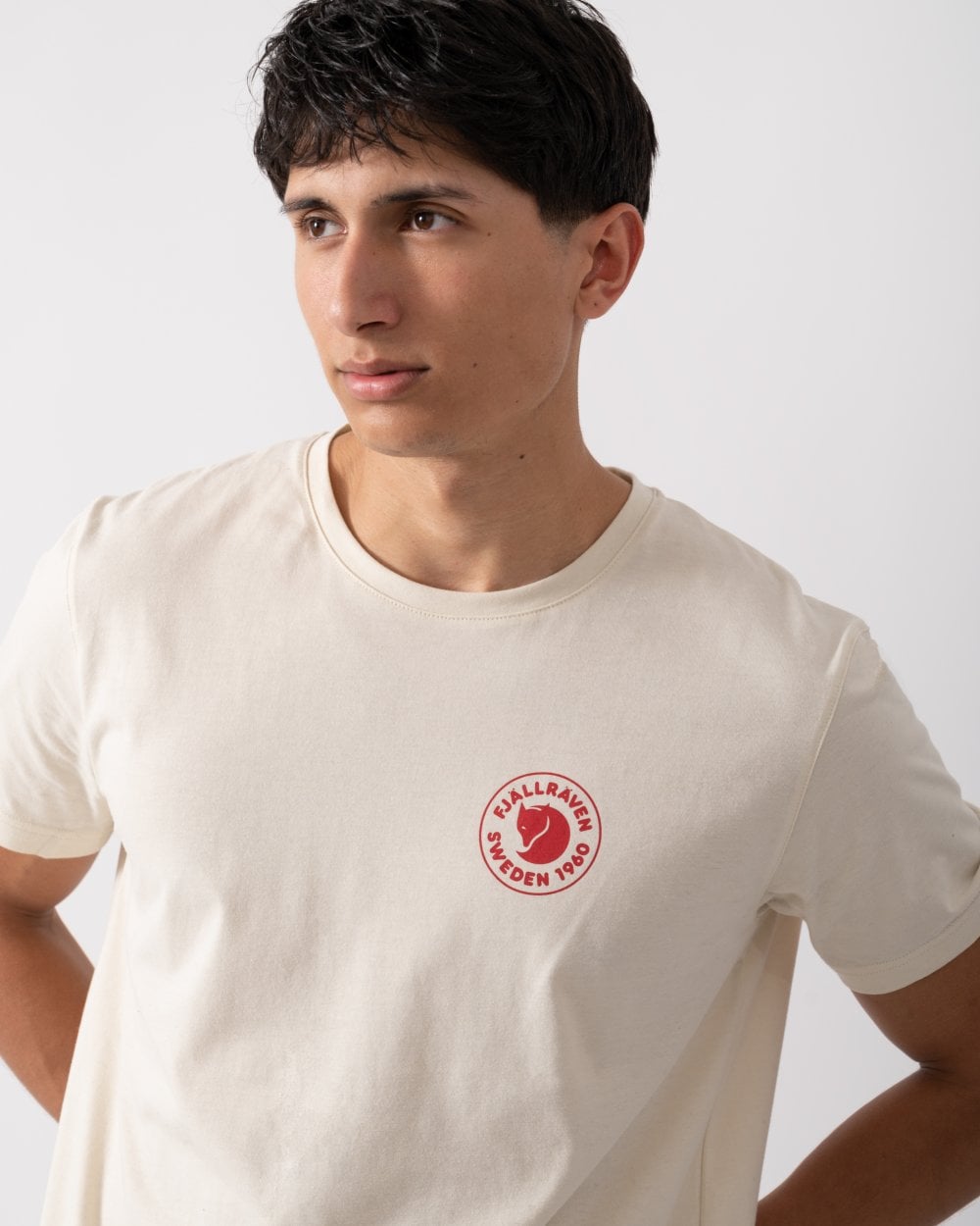 Fjallraven 1960 Logo Mens T-Shirt - Chalk White 113