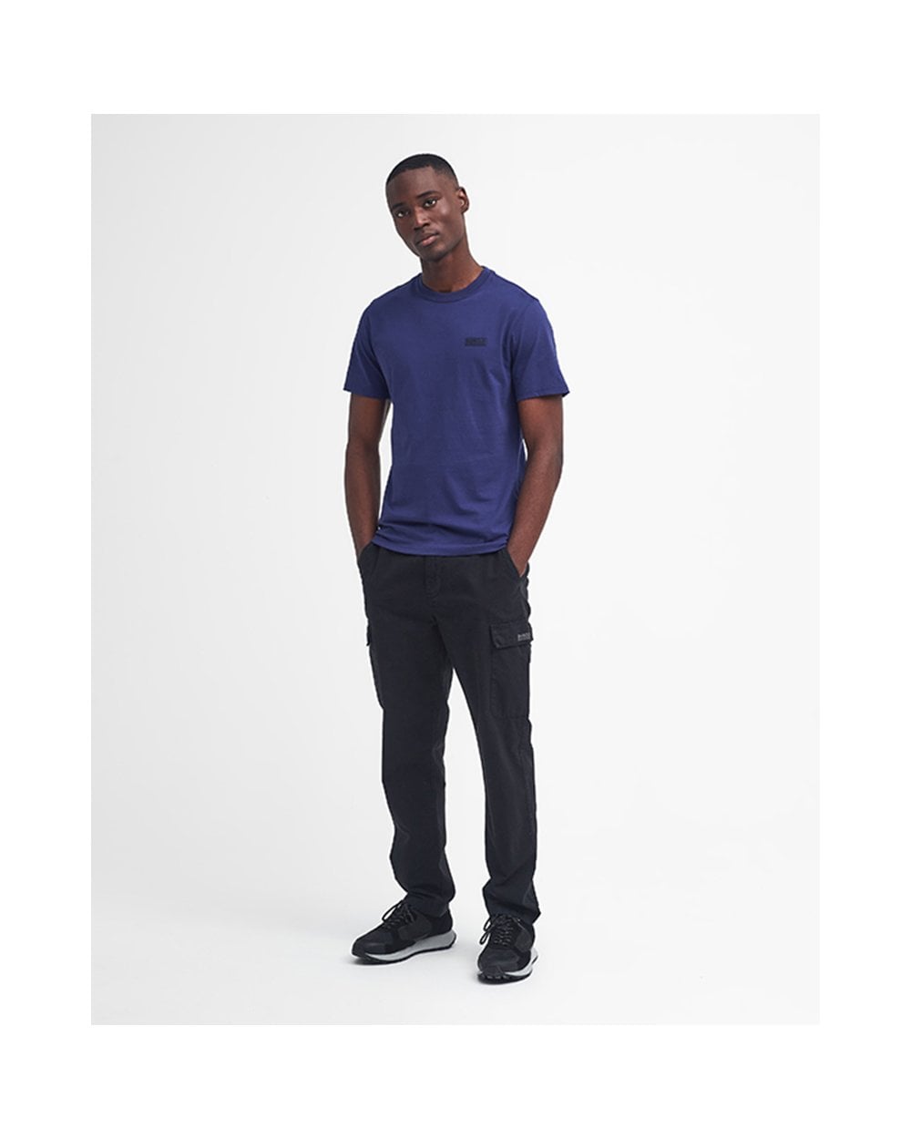 Barbour International Small Logo Mens T-Shirt - Royal Blue
