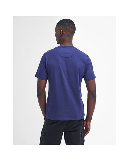 Barbour International Small Logo Mens T-Shirt - Royal Blue