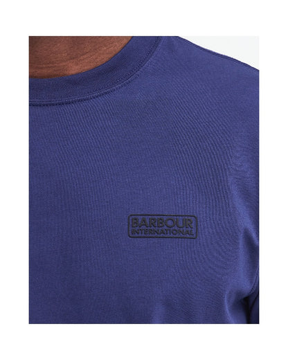 Barbour International Small Logo Mens T-Shirt - Royal Blue