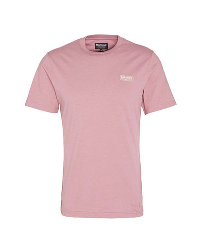 Barbour International Small Logo Mens T-Shirt - Granite Pink